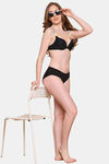 PrettyCat Pushup Padded Plunge Bra With Shine Strap for Women & Girls - Green — thumbnail 4