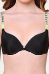 PrettyCat Pushup Padded Plunge Bra With Shine Strap for Women & Girls - Green — thumbnail 5