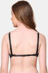 PrettyCat Pushup Padded Plunge Bra With Shine Strap for Women & Girls - Silver — thumbnail 3