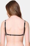 PrettyCat Pushup Padded Plunge Bra With Shine Strap for Women & Girls - Yellow — thumbnail 3