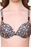 PrettyCat Pushup Padded Plunge Bra With Shine Strap for Women & Girls - Yellow — thumbnail 5