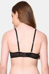 PrettyCat Nano Padded Demi Bra for Women & Girls - Black — thumbnail 3