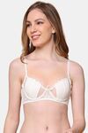 PrettyCat Nano Padded Demi Bra for Women & Girls - White — thumbnail 1
