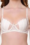 PrettyCat Nano Padded Demi Bra for Women & Girls - White — thumbnail 5
