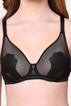 PrettyCat Nano Padded See Through Plunge Bra for Women & Girls - Black — thumbnail 5