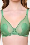 PrettyCat Nano Padded See Through Plunge Bra for Women & Girls - Green — thumbnail 5