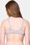 PrettyCat Nano Padded See Through Plunge Bra for Women & Girls - Grey — thumbnail 3