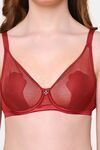 PrettyCat Nano Padded See Through Plunge Bra for Women & Girls - Maroon — thumbnail 5