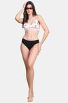PrettyCat Lightly Padded Nonwire Kiss Lips Half Coverage Sexy Lace Bra - White — thumbnail 4