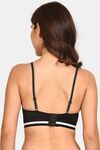 Prettycat Pushup Padded Underwired T-Shirt Bra - Black — thumbnail 3
