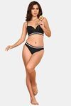 Prettycat Pushup Padded Underwired T-Shirt Bra - Black — thumbnail 4