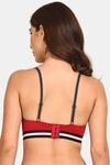 Prettycat Pushup Padded Underwired T-Shirt Bra - Red — thumbnail 3