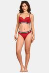 Prettycat Pushup Padded Underwired T-Shirt Bra - Red — thumbnail 4