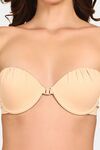 Prettycat Lightly Padded Underwire Balconette Bra With Anti-Slip Cup. - Beige — thumbnail 5