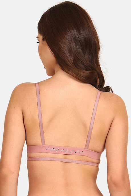 Prettycat Lightly Padded Nonwire Front Open Bra - Pink — image 3