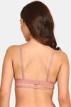 Prettycat Lightly Padded Nonwire Front Open Bra - Pink — thumbnail 3