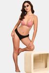 Prettycat Lightly Padded Nonwire Front Open Bra - Pink — thumbnail 4