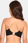 Prettycat Lightly Padded Removable Cup Sports Bra - Black — thumbnail 3