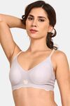 Prettycat Lightly Padded Removable Cup Sports Bra - Grey — thumbnail 2