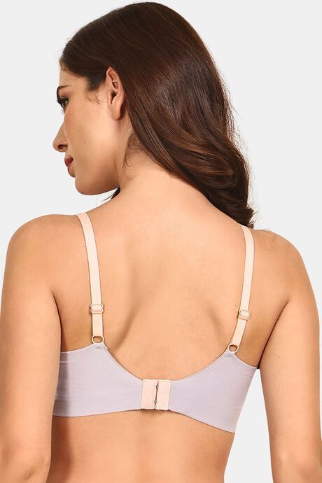 Prettycat Lightly Padded Removable Cup Sports Bra - Grey — image 3