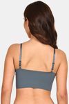 Prettycat Lightly Padded Floral Lace Bralette - Green — thumbnail 3