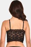 Prettycat Zari Work Crop Top Bralette - Black — thumbnail 3