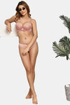Prettycat Women Pushup Padded T-Shirt Bra With Center Bow - Peach — thumbnail 4