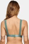 Prettycat Removable Cup Deep V-Neckline Bra For Women - Green — thumbnail 3