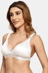 Prettycat Removable Cup Deep V-Neckline Bra For Women - White — thumbnail 2
