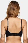 Prettycat Wireless Removable Cup Sports Bra For Women - Black — thumbnail 3