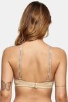 Prettycat Lightly Padded Underwire Multiway Balconette Bra - Beige — thumbnail 3