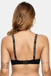 Prettycat Lightly Padded Underwire Multiway Balconette Bra - Black — thumbnail 3