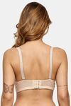 Prettycat Underwire Lace T-Shirt For Women  - Beige — thumbnail 3