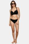 Prettycat Underwire Lace T-Shirt For Women  - Black — thumbnail 4