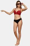 Prettycat Underwire Lace T-Shirt For Women  - Red — thumbnail 4