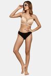 Prettycat Underwire Floral Lace T-Shirt For Women  - Beige — thumbnail 4
