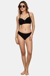 Prettycat Pushup Padded Underwire Lace T-Shirt Bra For Women - Black — thumbnail 4