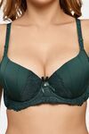 Prettycat Pushup Padded Underwire Lace T-Shirt Bra For Women - Green — thumbnail 5