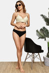 Prettycat Lightly Padded Non-Wired Floral T-Shirt Bra - Green — thumbnail 4
