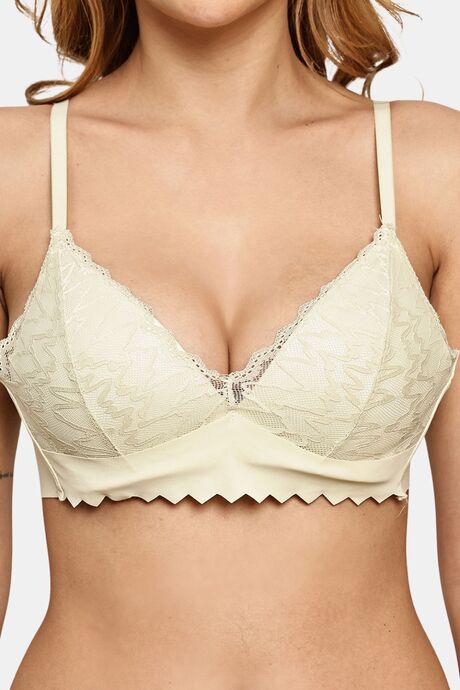 Prettycat Lightly Padded Non-Wired Floral T-Shirt Bra - Green — image 5