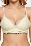 Prettycat Lightly Padded Non-Wired Floral T-Shirt Bra - Green — thumbnail 5