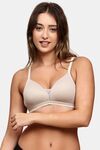 Prettycat Women’S Everyday Comfort Lightly Padded Non-Wired Bra - Beige — thumbnail 1