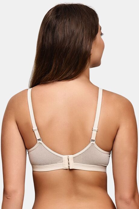 PrettyCat Deep Cut Nonwire Plunge Bra For Women — image 3