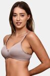 Prettycat Women’S Everyday Comfort Lightly Padded Non-Wired Bra - Grey — thumbnail 2