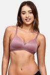 Prettycat Women’S Everyday Comfort Lightly Padded Non-Wired Bra - Pink — thumbnail 1