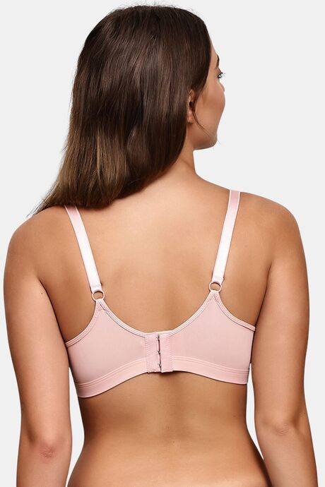 Prettycat Women’S Lace Non-Wired Lightly Padded T-Shirt Bra - Pink — image 3
