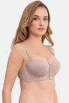 Prettycat Smooth Finish Seamless Strapless T-Shirt Bra - Beige — thumbnail 4