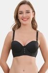 Prettycat Smooth Finish Seamless Strapless T-Shirt Bra - Black — thumbnail 1
