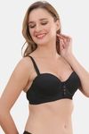 Prettycat Smooth Finish Seamless Strapless T-Shirt Bra - Black — thumbnail 4