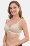 Prettycat Lightly Padded Non-Wire T-Shirt Bra - Beige — thumbnail 3